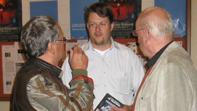 Gustav Ehmck, Festival Director Martin Blankemeyer and Peter Schamoni